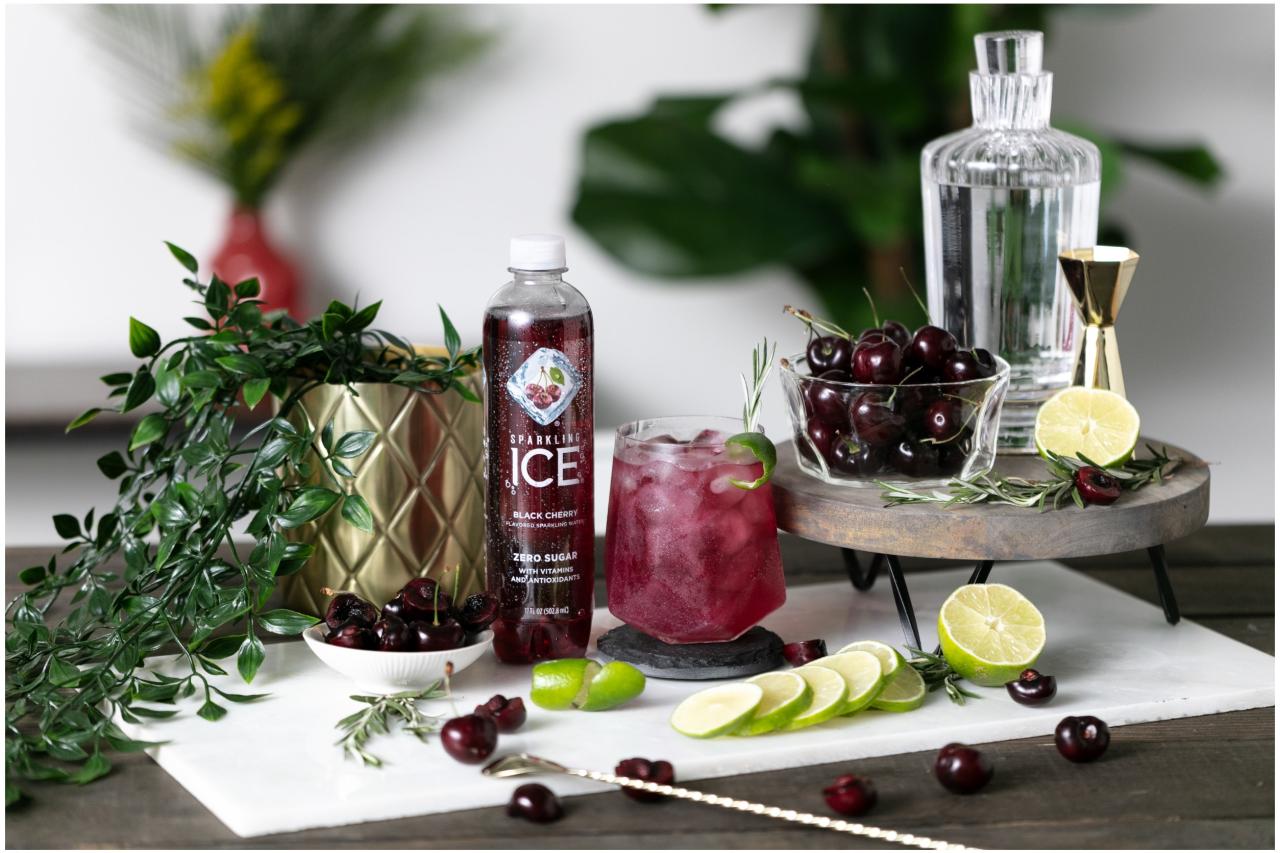 Chocolate cherry sparkler