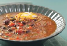 Spicy black bean soup