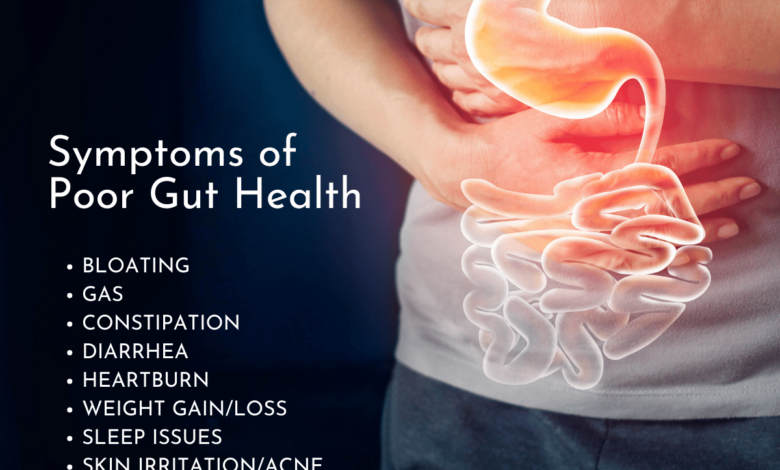 Bad gut health symptoms