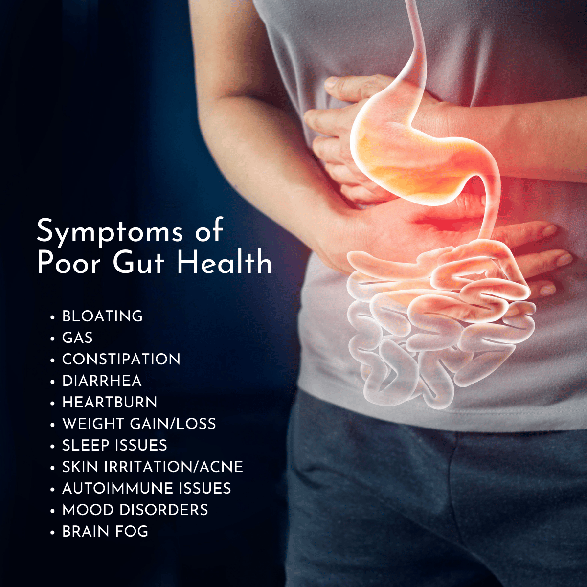 Bad gut health symptoms