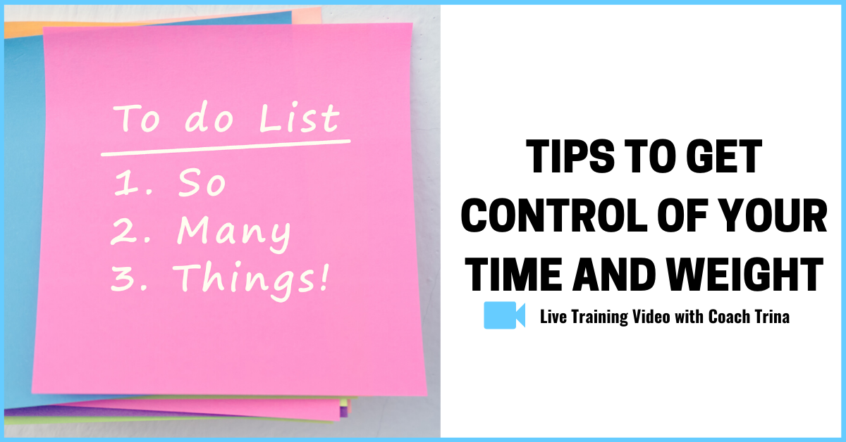 Time management tips that support weight loss