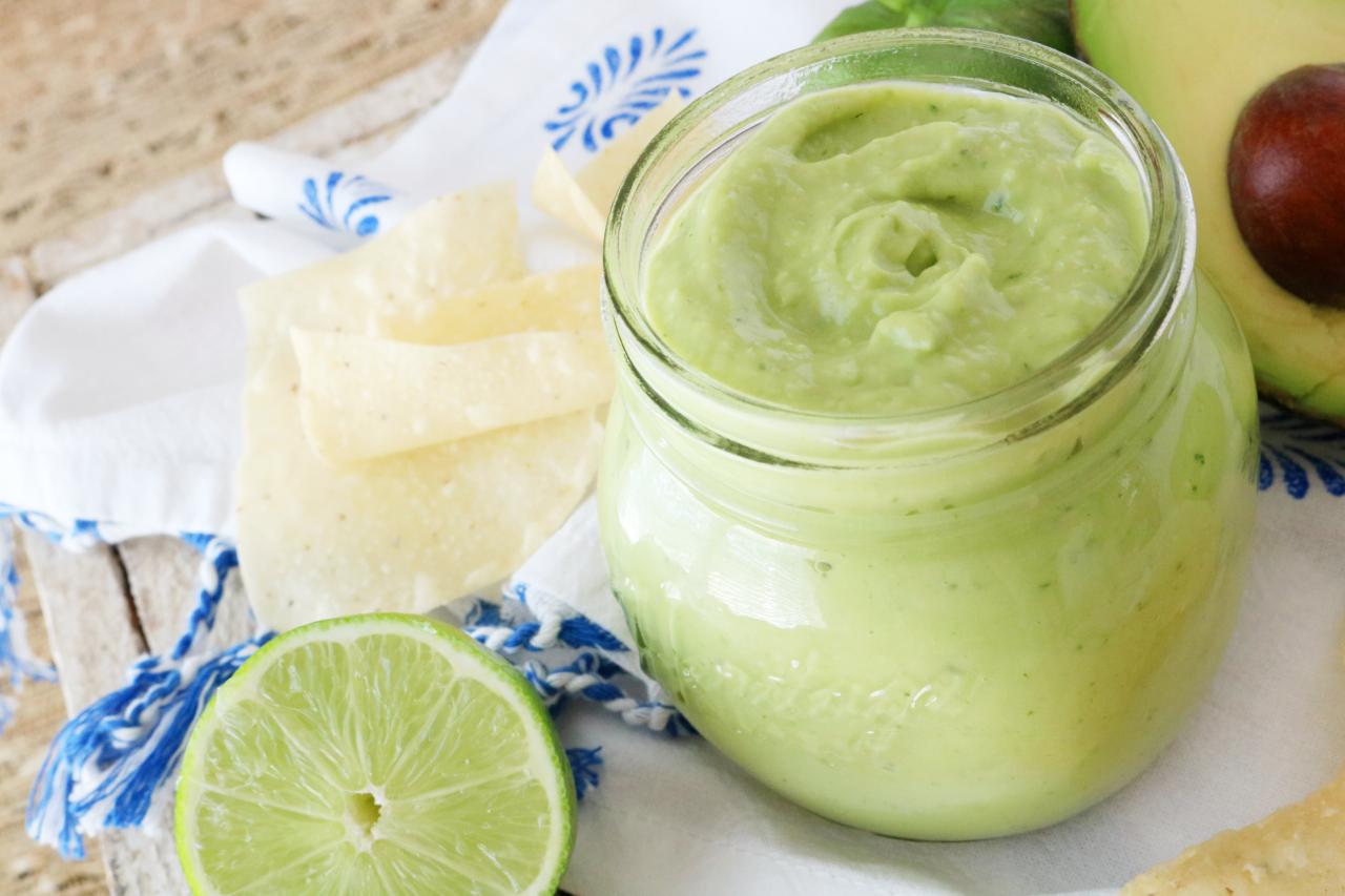 Tomatillo avocado dip with cornmeal crackers