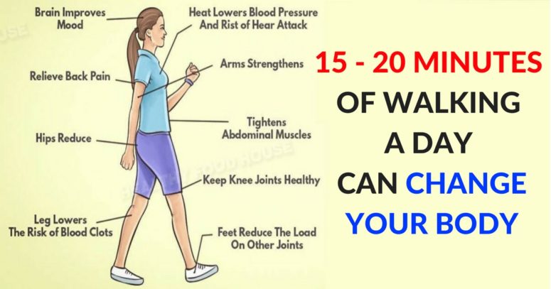 Is 10 minutes of walking a day all you need