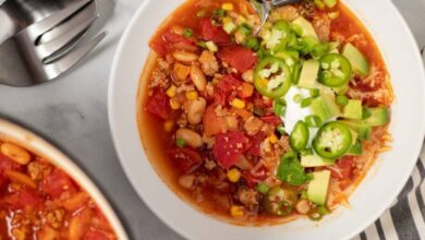 Easy turkey and white bean chili