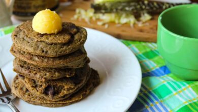 Gluten free zucchini pancakes yogurt dressing recipe