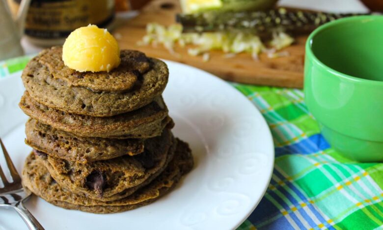 Gluten free zucchini pancakes yogurt dressing recipe