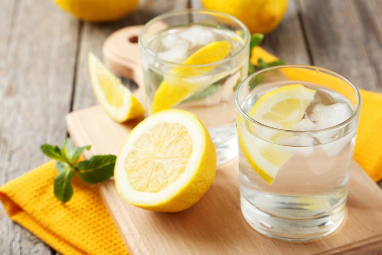 Lemon water folk medicine or health enhancer