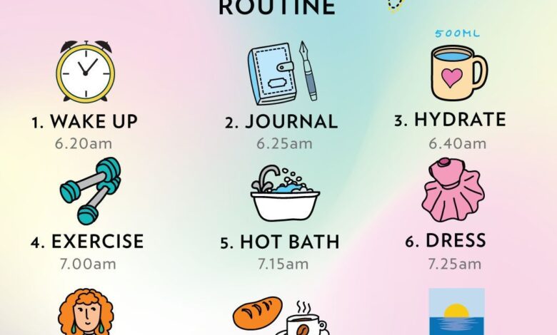 Establish healthy morning routine