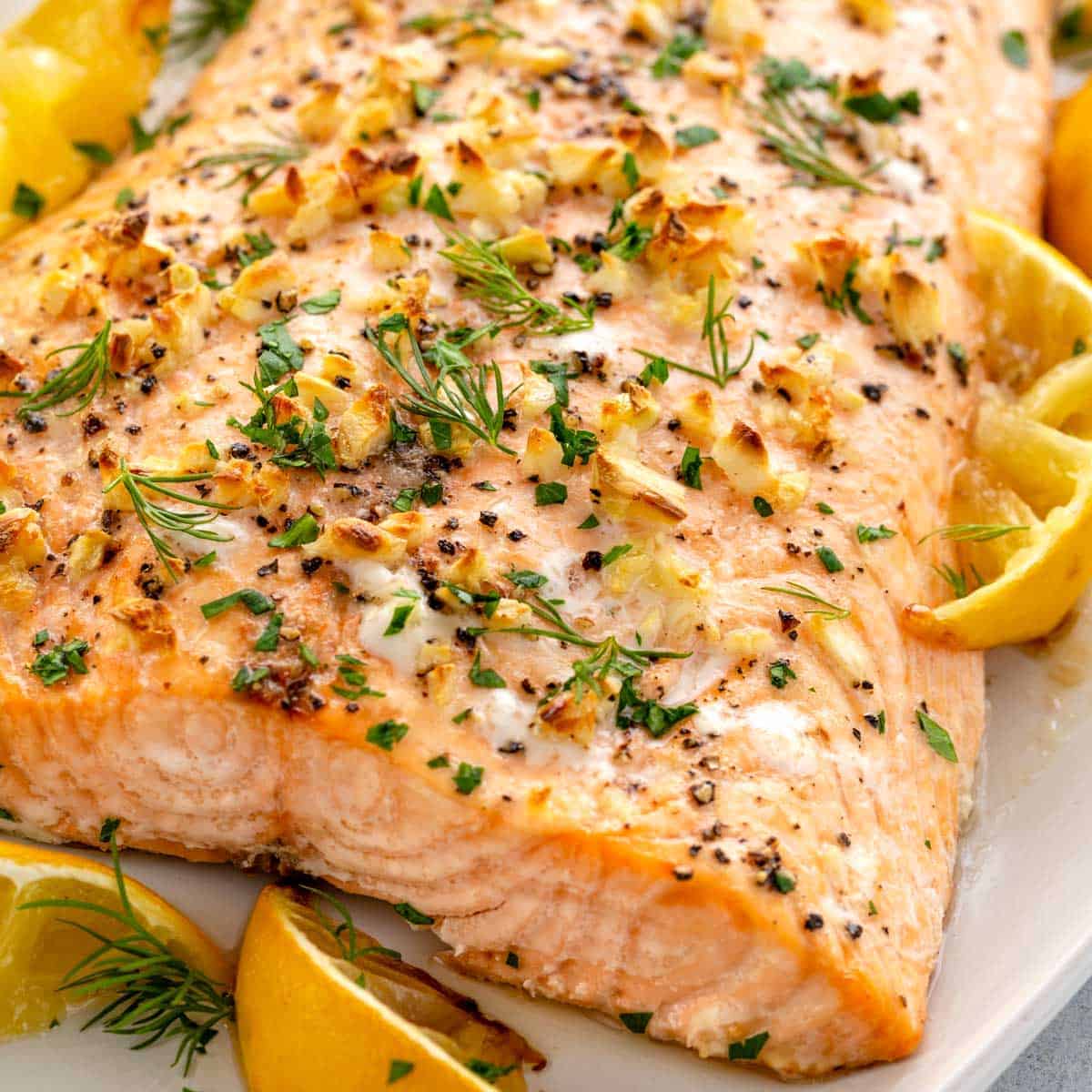 Lemon artichoke baked salmon