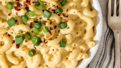 A healthier still comforting vegan mac n cheese