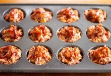 Low carb mini meatloaves