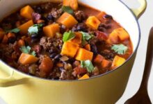 Butternut squash black bean chili recipe