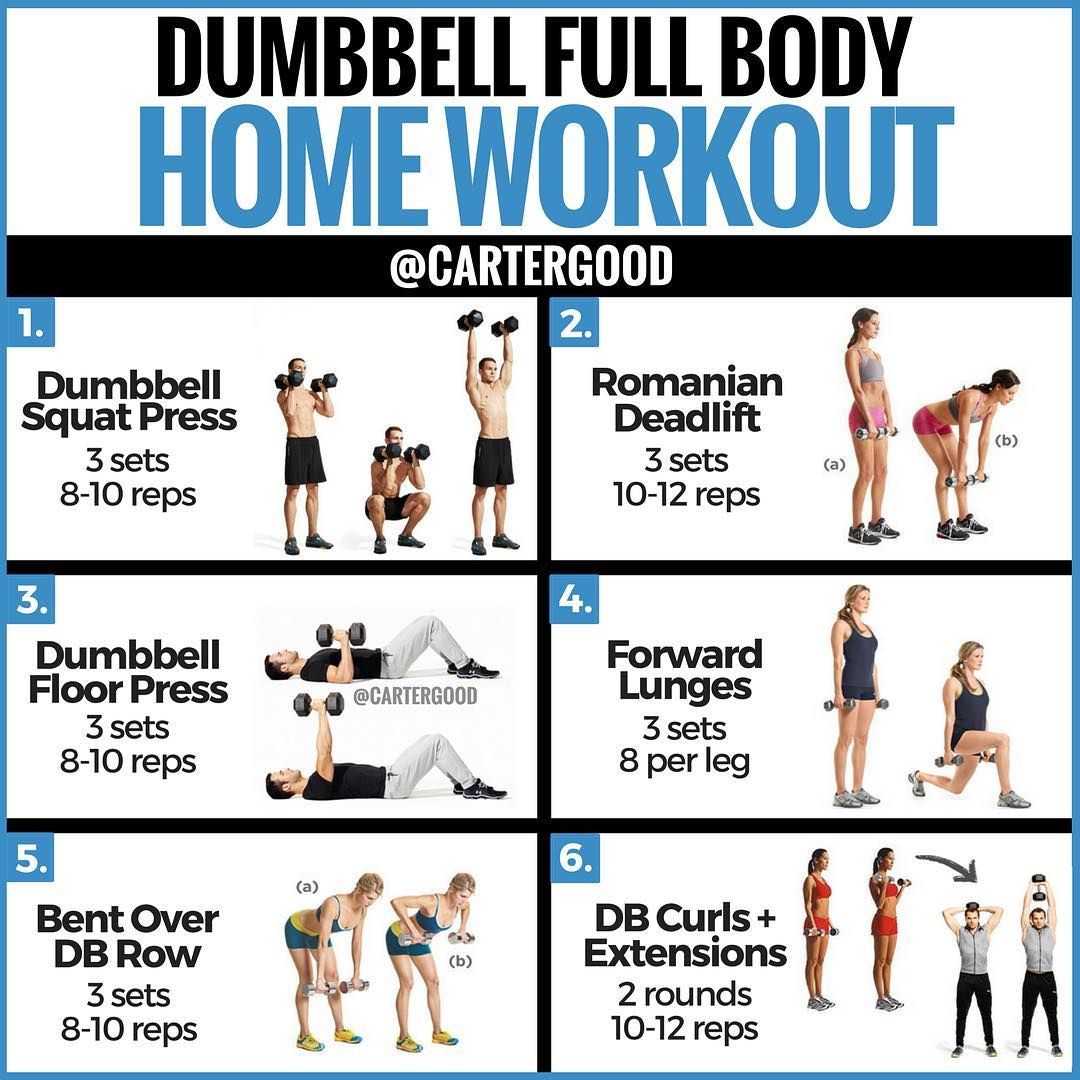 7 minute total body dumbbell workout