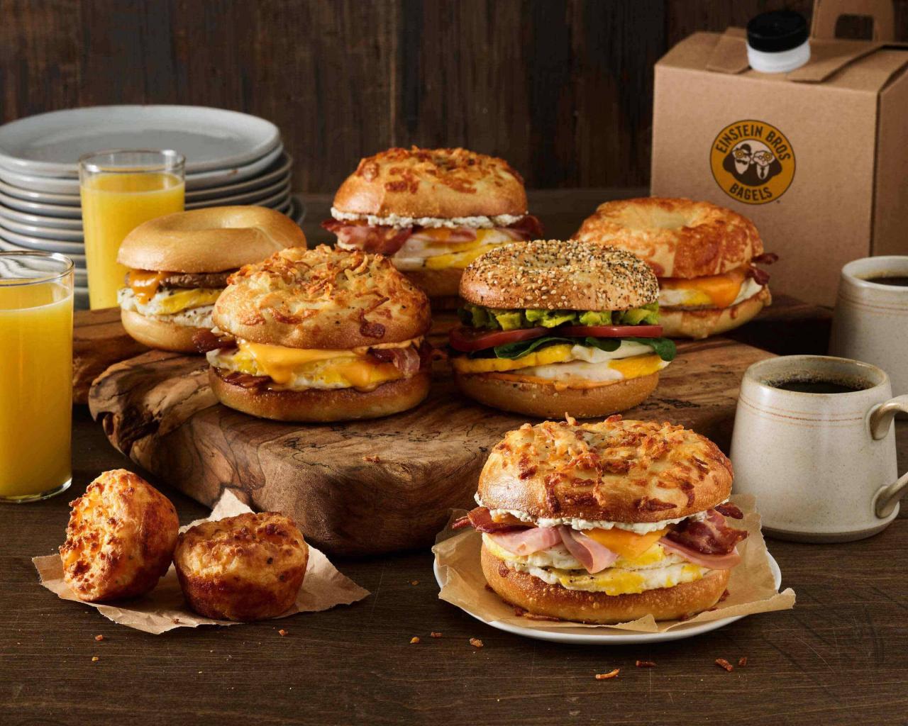 Healthy ways to order at einstein bros bagels
