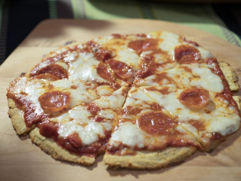 Trending high fiber gluten free chickpea pizza crust