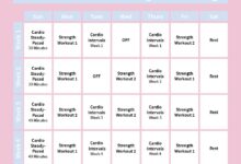 4 week fitness plan increase strength day 8