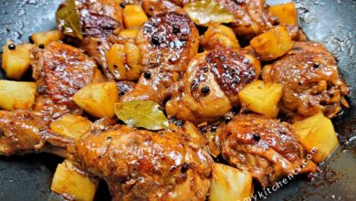 Slow cooker chicken adobo with pineapple