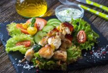 8 high protein chicken salad recipes under 365 calories