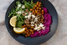 Shawarma spiced chickpea bowls