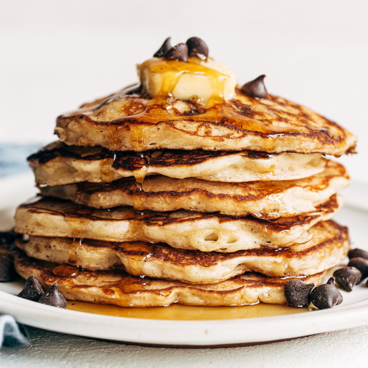 Sheet pan chocolate chip pancakes