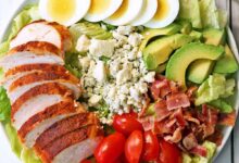 Sweet spicy chicken cobb salad recipe