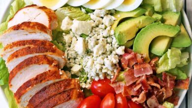 Sweet spicy chicken cobb salad recipe