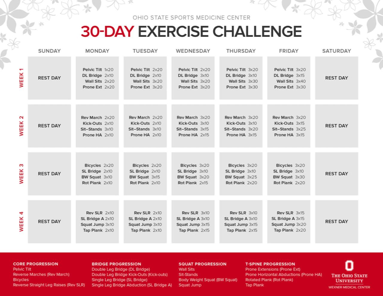 30 second workout week fitness