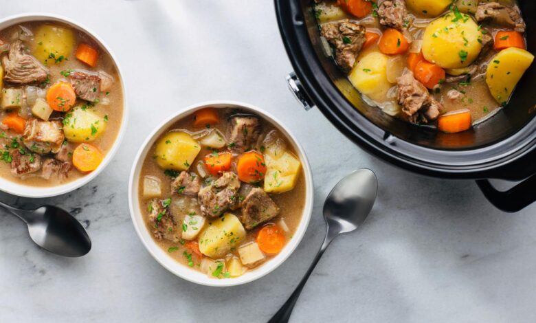 Slow cooker irish beef stew