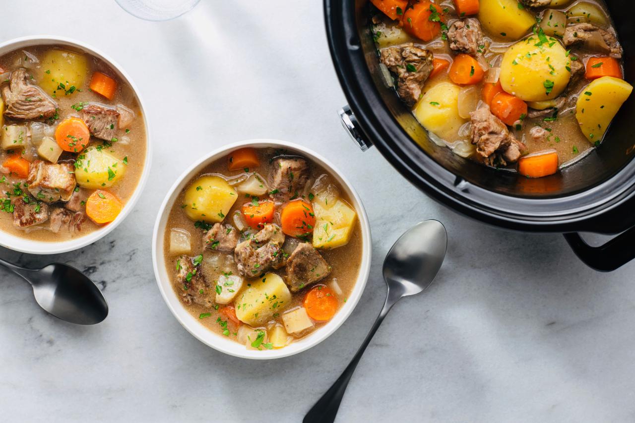 Slow cooker irish beef stew