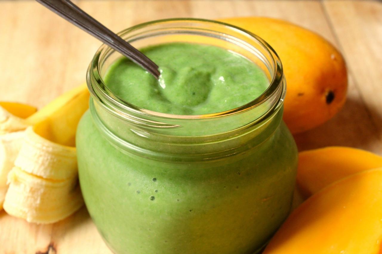 Tropical post workout smoothie