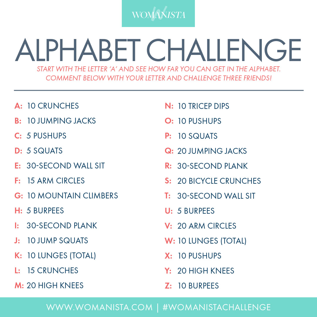 Essential exercises from a to z