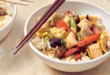 Summery chicken stir fry