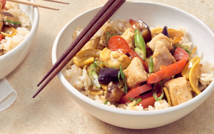 Summery chicken stir fry