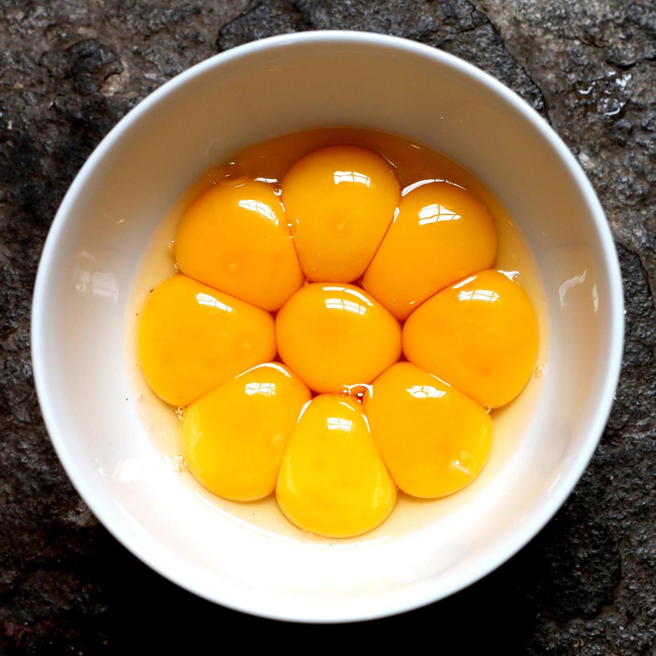 Egg lovers guide perfect yolks