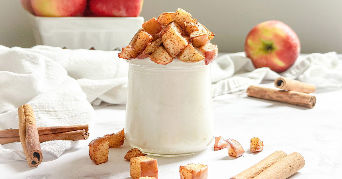 Apple pie breakfast bowl