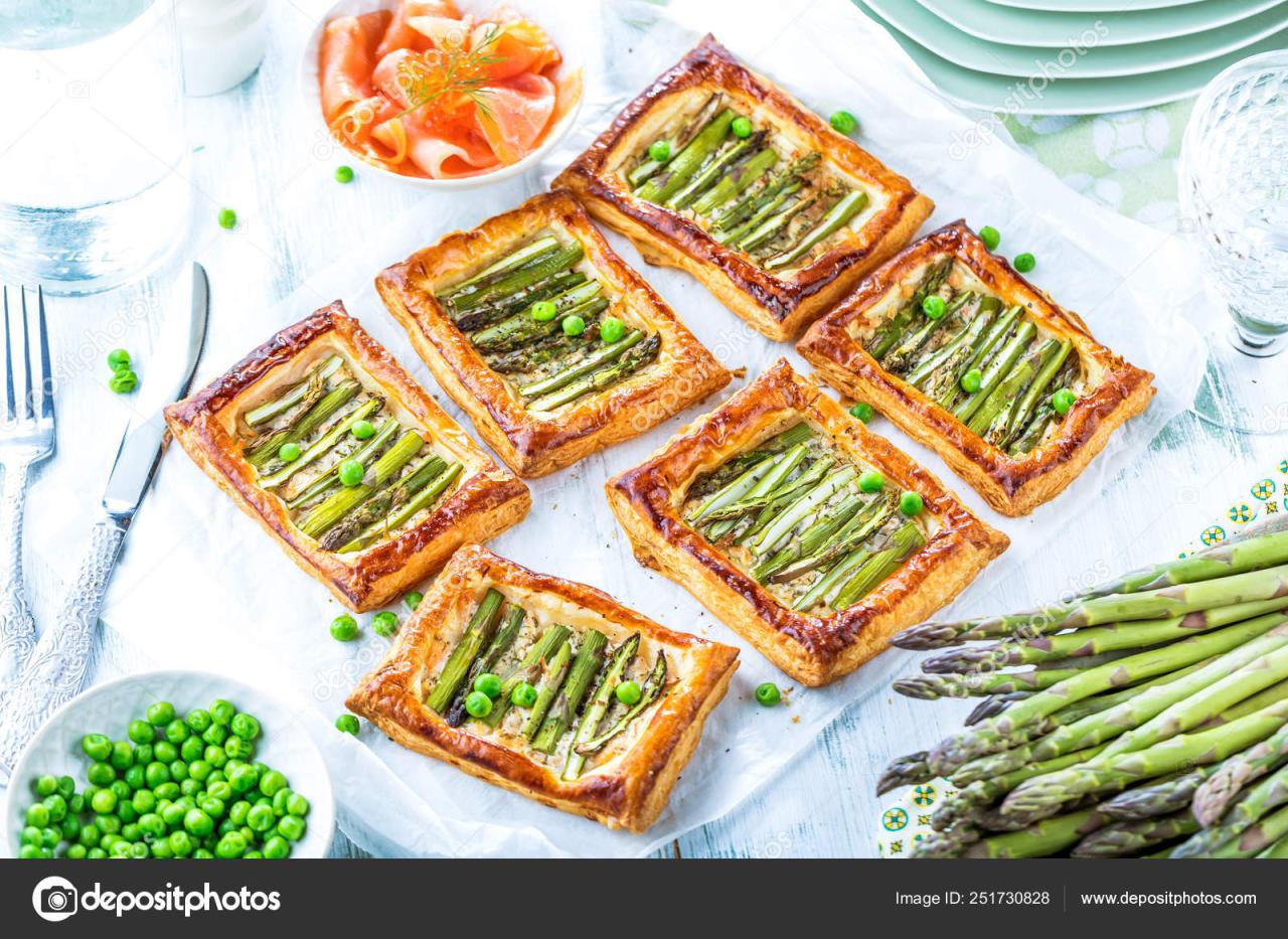 Asparagus and pea pesto salad pizza