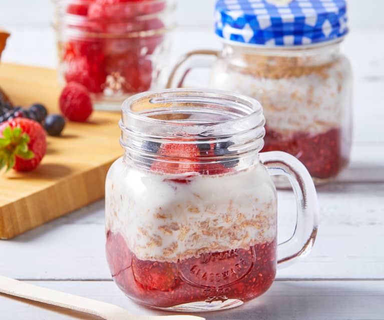 Oats berry overnight oatmeal