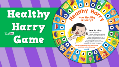 Healthy habits bingo challenge