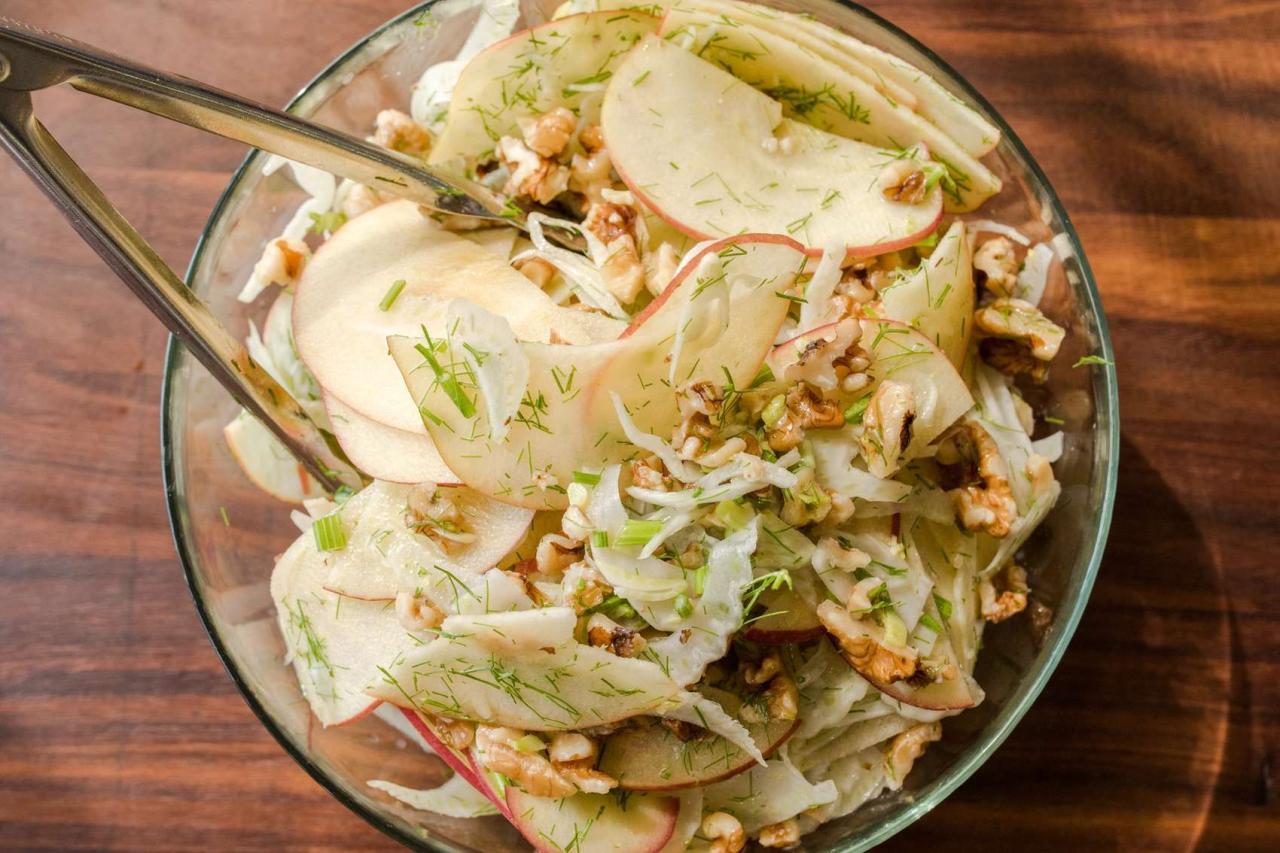 Apple fennel salad recipe