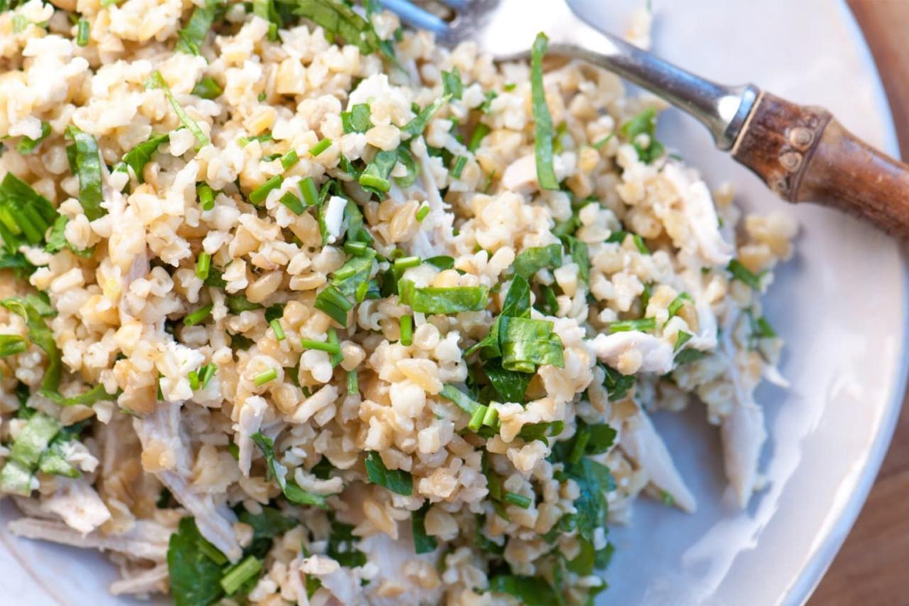 Freekeh breakfast bowl kale egg whites recipe