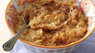 Sweet spice roasted butternut squash oatmeal recipe