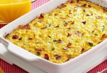 Egg bacon mini casseroles