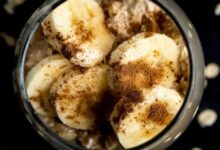 Banana bread overnight oats