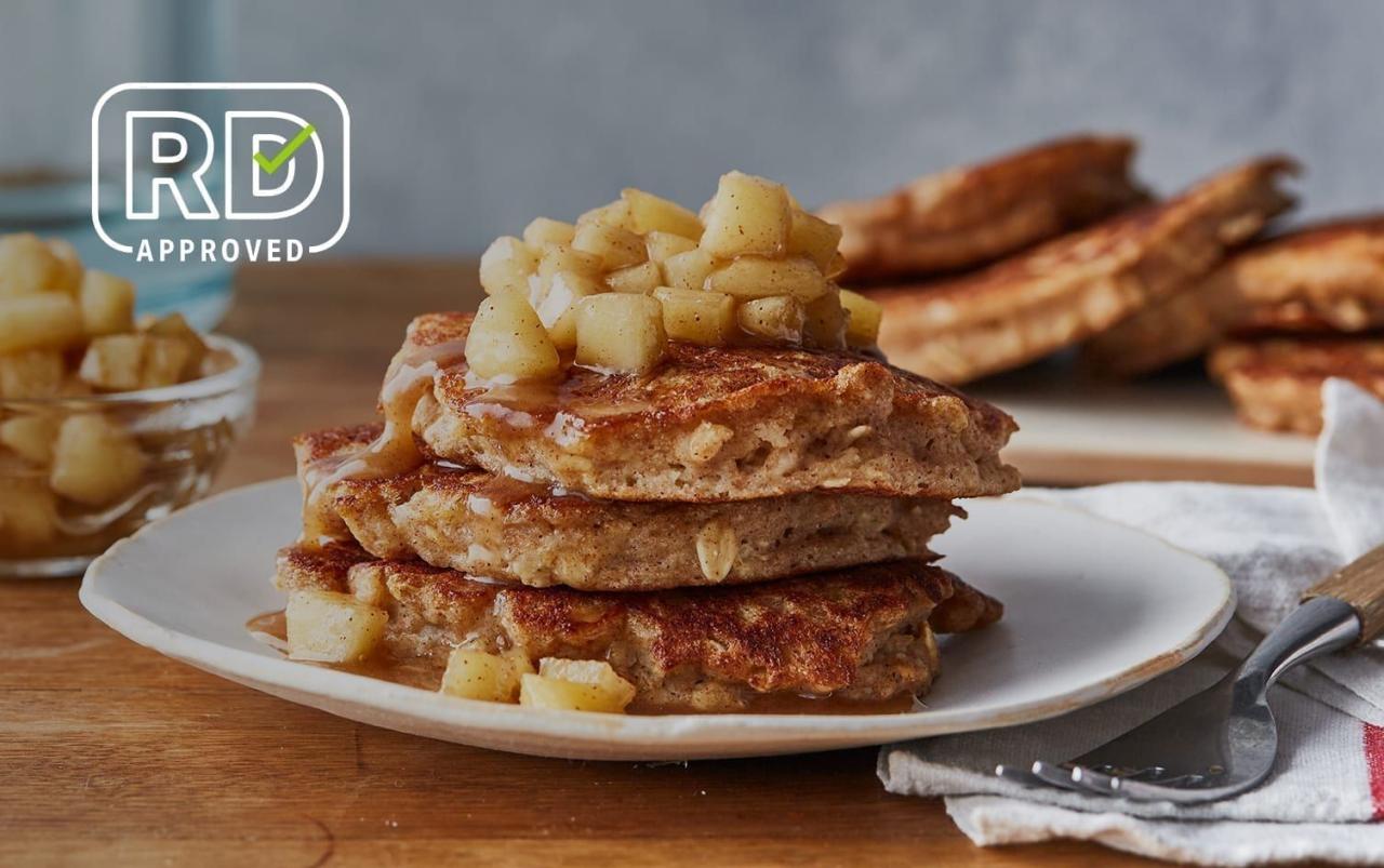 Grain whole pancakes