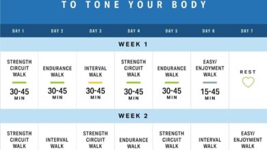 2 week power walking program to build fitness