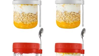 Make ahead instant oatmeal jars