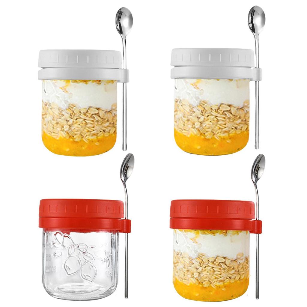 Make ahead instant oatmeal jars