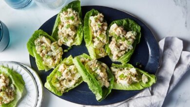 Dijon chickpea and egg salad