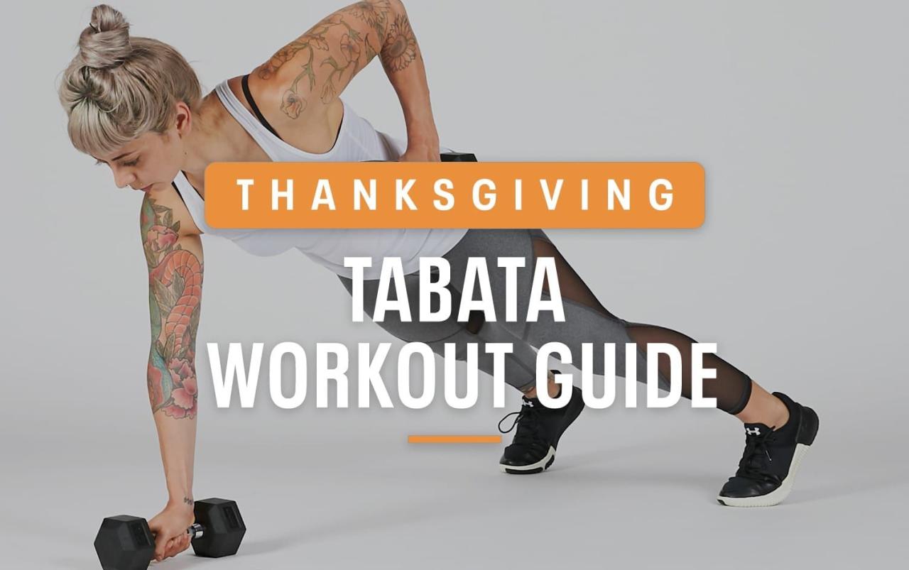 Thanksgiving day tabata workout guide