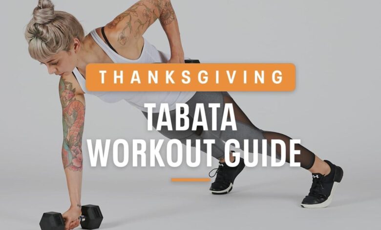 Thanksgiving day tabata workout guide